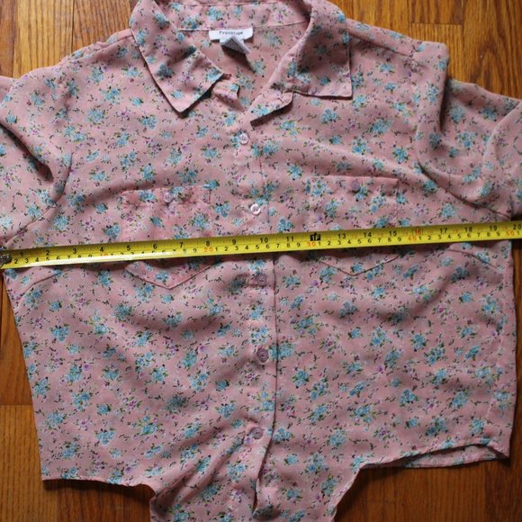 Prototype Sheer Button Down & Tie Shirt - Picture 7 of 7